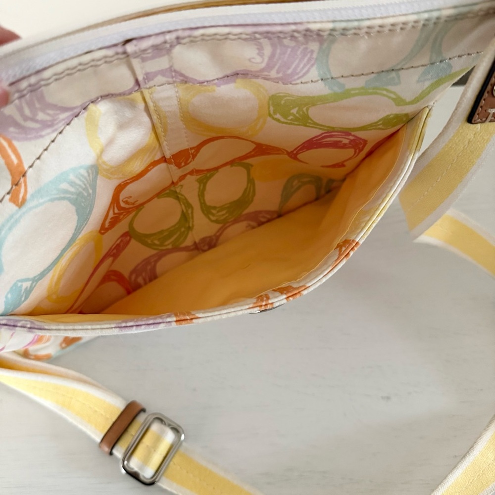 Coach Y2K Multicolor Scribble Print XL Swing Pack - Picture 6 of 10